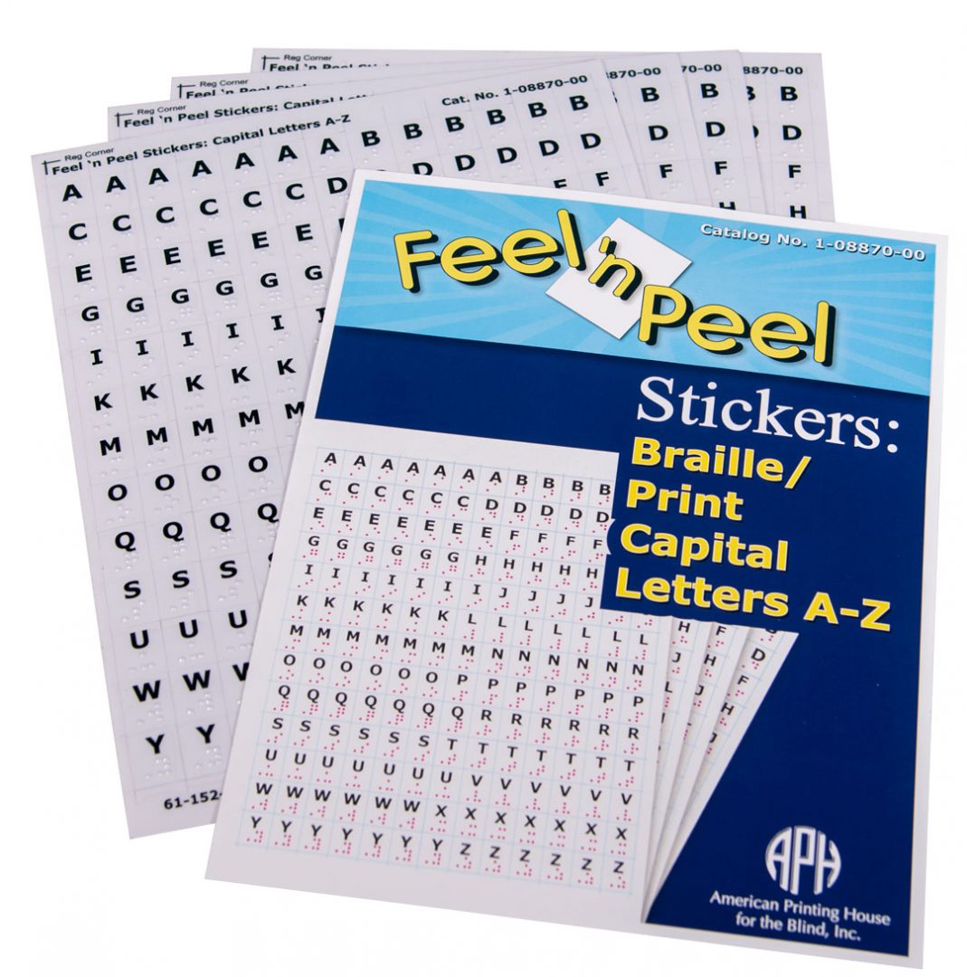 Common Sense - Look! Feel 'N Peel UEB Braille Stickers