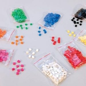 Braille Beads Packs of Mulit-Color Beads