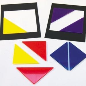 Lucite Triangle Set