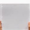 White Fanfold Tractor-Feed Braille Transcribing Paper: 8.5 x 11 Inches,  Unpunched